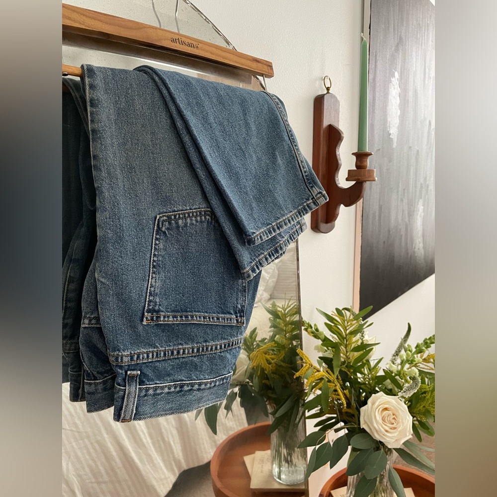 Vintage Women's Denim High Rise Jean; Mid and Plus Size Friendly - Size 14